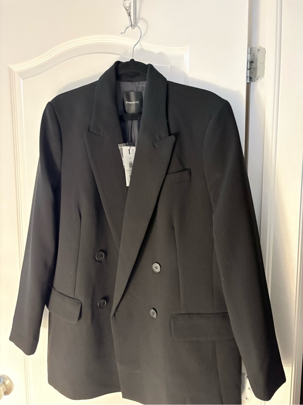 Dynamite Black Tailored Blazer